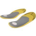 3 Paare Elastizität Orthesenbogen Unterstützung Schuhpad Sport Laufsohlen Einlagen Kissen für Männer, Größe: 40-46 (Grau) – Bild 4