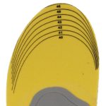 3 Paare Elastizität Orthesenbogen Unterstützung Schuhpad Sport Laufsohlen Einlagen Kissen für Männer, Größe: 40-46 (Grau) – Bild 5