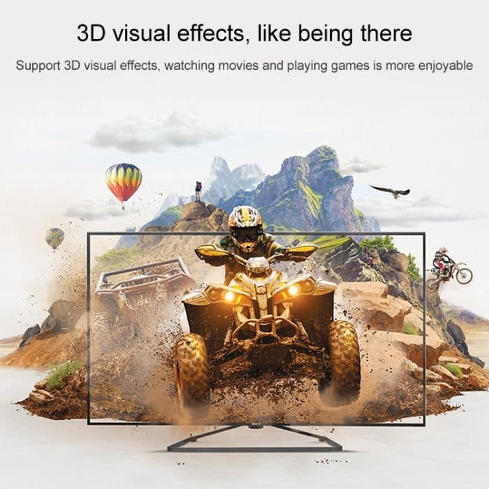 Vergoldeter 19-poliger HDMI-Stecker auf Micro-HDMI-Buchse (schwarz) – Bild 4