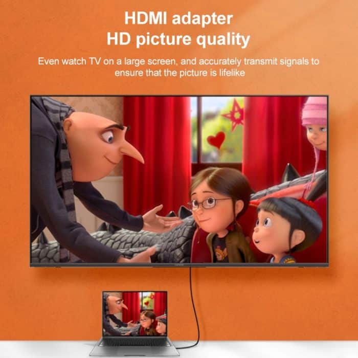 Vergoldeter HDMI 19-poliger Stecker auf HDMI 19-poliger Steckeradapter, unterstützt Full HD 1080P (schwarz) – Bild 5