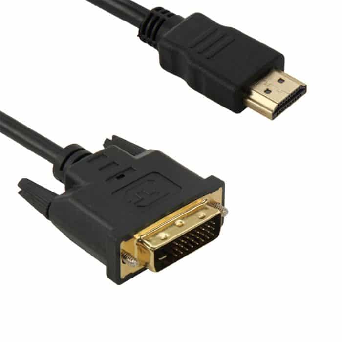 1,8 m HDMI-Stecker (Typ A) an DVI 24 + 1-poligem Adapater-Stecker – Bild 2