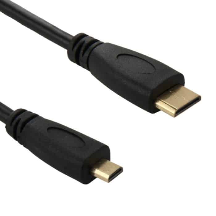 1,8 m Mini-HDMI-Stecker auf Micro-HDMI-Stecker-Adapterkabel – Bild 3