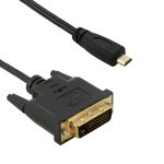 1,8 m Micro-HDMI-Stecker (Typ D) auf 24 + 1-poliges DVI-Steckeradapterkabel – Bild 3