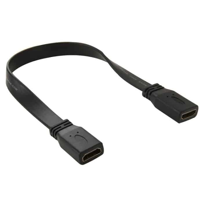 30 cm High Speed ​​V1.4 HDMI 19-polige Buchse zu HDMI 19-polige Buchse Adapterkabel – Bild 1