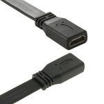 30 cm High Speed ​​V1.4 HDMI 19-polige Buchse zu HDMI 19-polige Buchse Adapterkabel – Bild 2