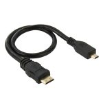 30 cm Mini-HDMI-Stecker auf Micro-HDMI-Stecker-Adapterkabel
