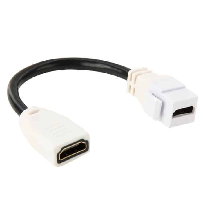 15 cm High Speed ​​V1.4 HDMI 19-polige Buchse zu HDMI 19-polige Buchse Adapterkabel – Bild 1