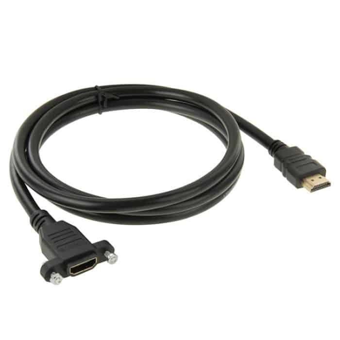 1,5 m Highspeed-HDMI-19-poliges Stecker-zu-HDMI-19-poliges Buchsenadapterkabel – Bild 1
