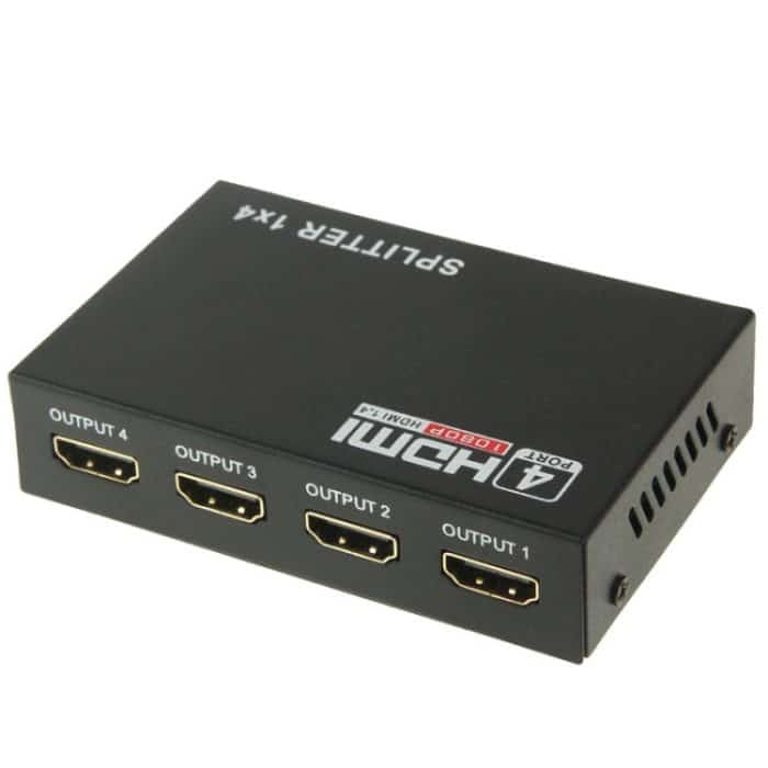 Mini HD 1080P 1x4 HDMI V1.4 Splitter für HDTV / STB / DVD / Projektor / DVR – Bild 1