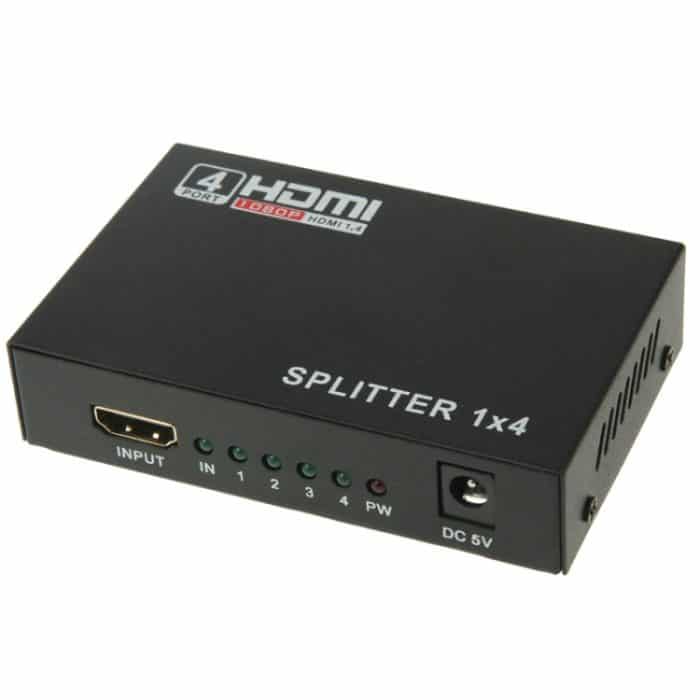 Mini HD 1080P 1x4 HDMI V1.4 Splitter für HDTV / STB / DVD / Projektor / DVR – Bild 3