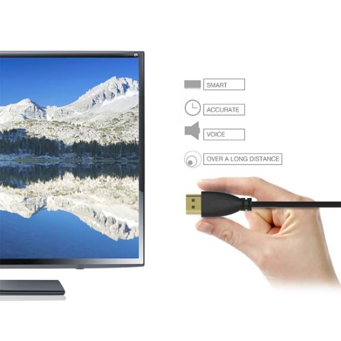 1.4 Version, vergoldetes Micro-HDMI-Stecker-zu-HDMI-Stecker-Spiralkabel, Unterstützung 3D / Ethernet, Länge: 60 cm (kann auf bis zu 2 m verlängert werden) – Bild 6