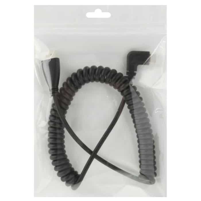 1.4 Version Vergoldetes Mini-HDMI-Stecker-zu-HDMI-Stecker-Spiralkabel, Unterstützung 3D / Ethernet, Länge: 0,6 m-2 m – Bild 6