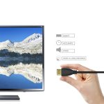 1.4 Version Vergoldetes Mini-HDMI-Stecker-zu-HDMI-Stecker-Spiralkabel, Unterstützung 3D / Ethernet, Länge: 0,6 m-2 m – Bild 7