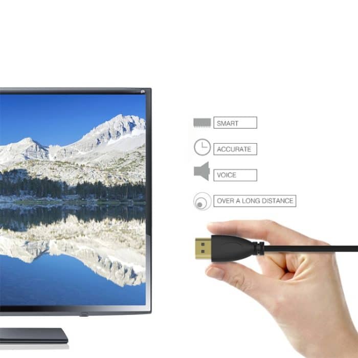 1.4 Version Vergoldetes Mini-HDMI-Stecker-zu-HDMI-Stecker-Spiralkabel, Unterstützung 3D / Ethernet, Länge: 0,6 m-2 m – Bild 7