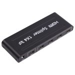 1080p 1x4 HDMI-Splitter, 1.4 Version, EU-Stecker (schwarz)