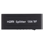 1080p 1x4 HDMI-Splitter, 1.4 Version, EU-Stecker (schwarz) – Bild 2