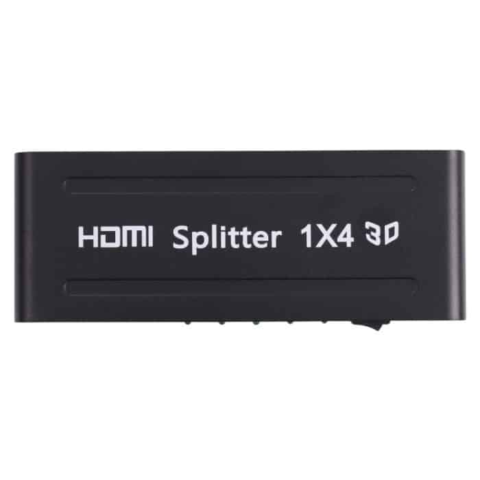 1080p 1x4 HDMI-Splitter, 1.4 Version, EU-Stecker (schwarz) – Bild 2