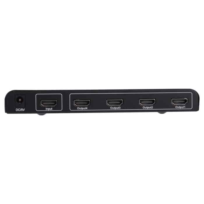 1080p 1x4 HDMI-Splitter, 1.4 Version, EU-Stecker (schwarz) – Bild 4