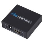 V1.4 1x2 Mini HDMI Verstärker Splitter, unterstützt 3D & Full HD 1080P (Schwarz) – Bild 5