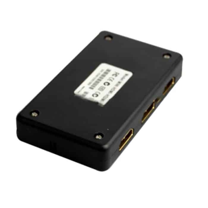 1080P HDMI-Schalter mit 3-Port-Verstärker, Version 1.3, mit Fernbedienung (schwarz) – Bild 3