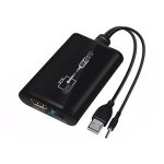 USB 3.0 zu HDMI HD Video Leader Converter für HDTV, unterstützt Full HD 1080P (Schwarz)