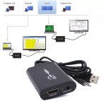USB 3.0 zu HDMI HD Video Leader Converter für HDTV, unterstützt Full HD 1080P (Schwarz) – Bild 4