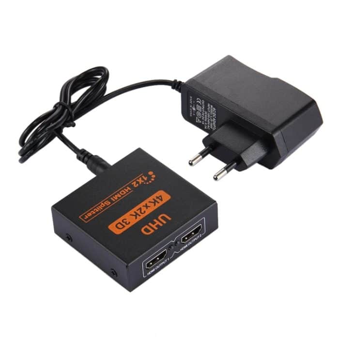 FY1409E Mini V1.3 UHD 4K x 2K 3D 1 x 2 HDMI-Splitter (schwarz) – Bild 4