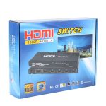 Full HD 1080P HDMI-Schalter mit 5 Anschlüssen, Fernbedienung und LED-Anzeige (schwarz) – Bild 6