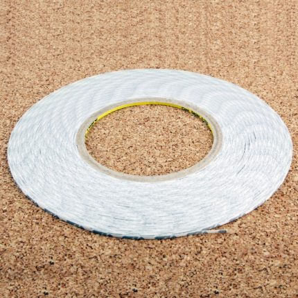 1mm doppelseitige Klebstoff-Aufkleber-Band für iPhone / Samsung / HTC-Handy-Touch-Panel-Reparatur, Länge: 50m (weiß)