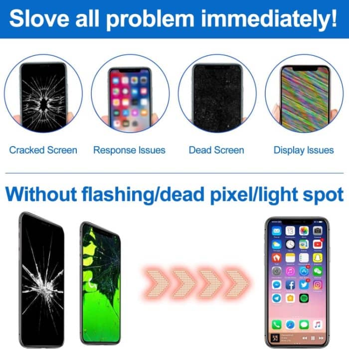 TFT-LCD-Bildschirm für iPhone 5C Digitizer Vollmontage mit Rahmen (Schwarz) – Bild 9
