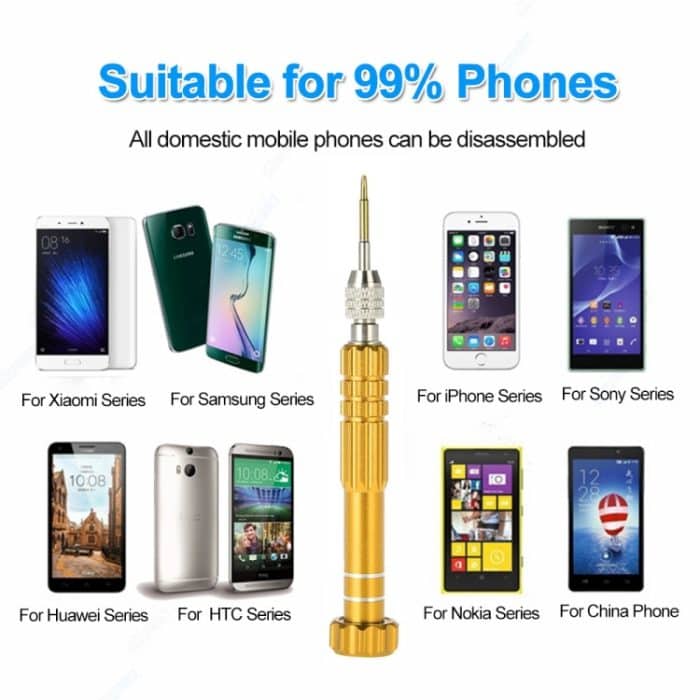 5-in-1-Schraubendrehersätze der Gold-Serie (T5 / T6 / 1,2 / 1,5 / 0,8) – Bild 6