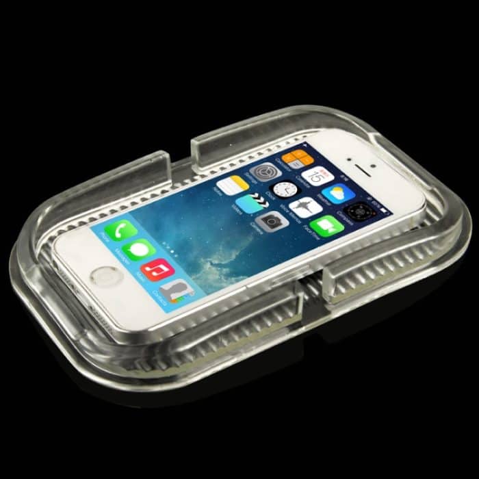 Rutschfestes, magisches, klebriges Silikon-Gel-Pad/Halter für das Armaturenbrett im Auto für iPhone 5 und 5S/iPhone 4 und 4S, 8, 5, 4, For iPhone, Galaxy, Sony, Lenovo, HTC, Huawei, and other Smartphones(Transparent), 7... – Bild 3
