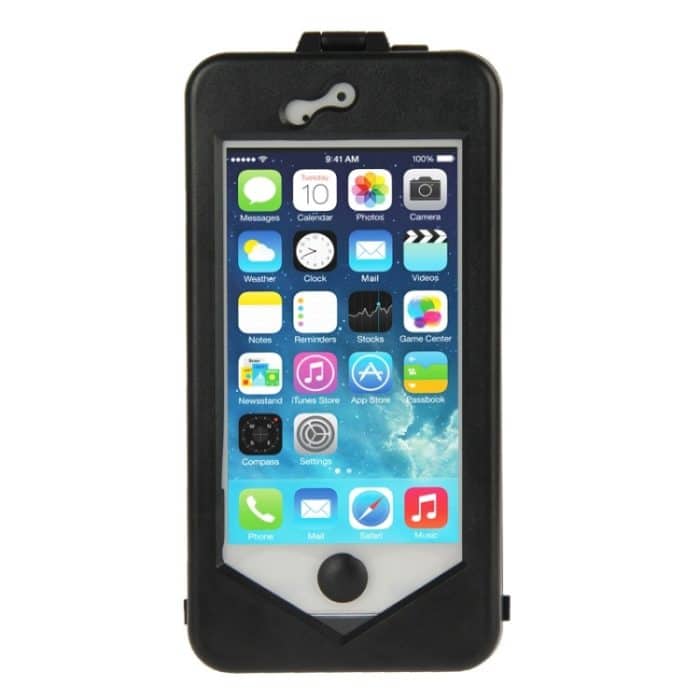 360-Grad-Drehung 3-lagig (Kunststoff + Touchscreen-Bildschirm + Silikonschale) Kombiradhalter für iPhone 5 & 5S – Bild 3