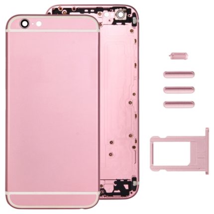 Vollständige Gehäuseabdeckung für das iPhone 6, einschließlich Rückabdeckung, Kartenfach, Lautstärketaste, Ein-/Aus-Taste und Stummschalter-Vibrationstaste, For 6, For iPhone 6(with side kyes)
