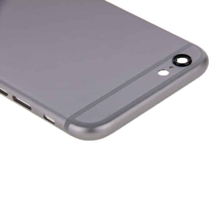 6 in 1 für iPhone 6 (Rückseite + Kartenfach + Lautstärketaste + Ein-/Aus-Taste + Stummschalter-Vibrationstaste + Schild) Vollständig montierte Gehäuseabdeckung, For iPhone 6 (6 in 1) – Bild 4