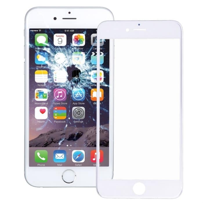2 in 1 für iPhone 6 (äußere Glaslinse des Frontbildschirms + Rahmen), For iPhone 6 (Frame) – Bild 1