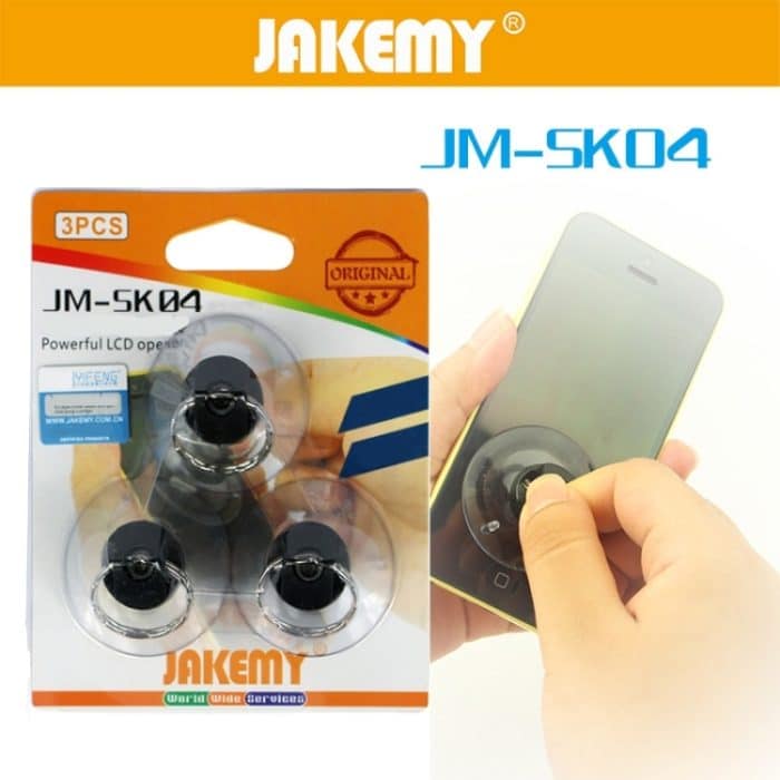 JAKEMY JM-SK04 Universeller Saugnapf (leistungsstarker LCD-Öffner, 3 Stück) für iPhone 6 und 6 Plus / iPad / Samsung / HTC / Sony – Bild 5