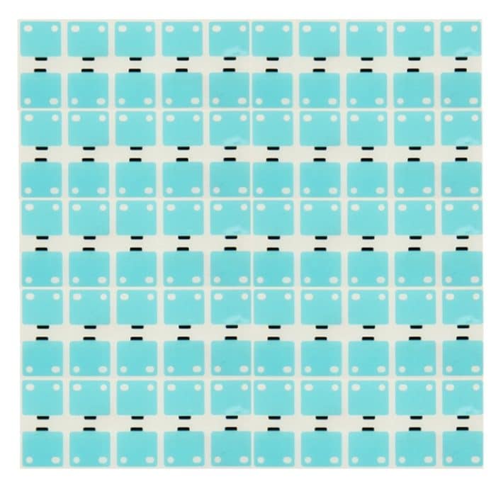 100 PCS für iPhone 6 Lautsprecher Aussehen Net Protective Cotton Pads Aufkleber – Bild 2