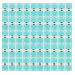 100 PCS für iPhone 6 Lautsprecher Aussehen Net Protective Cotton Pads Aufkleber – Bild 3