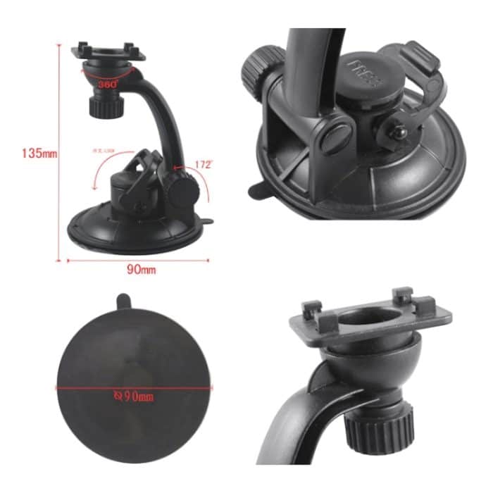 Car Mount Holder Kit Ständer für iPad 4 ， Neues iPad (iPad 3) / iPad 2, iPad, iPad mini 1/2/3 ， Galaxy TAB (Schwarz) – Bild 5