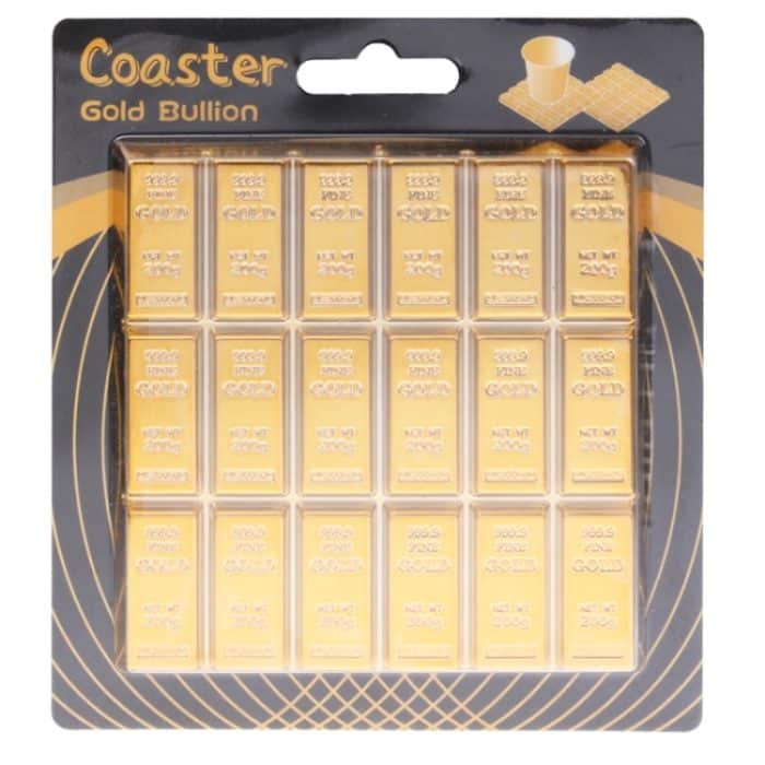 Kreative rutschfeste Wärmeisolationsmatte in Goldbarrenform für Geschirr – Bild 4