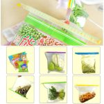 3 x Revolutionary Big Size Plastic Slide & Store Bag Sealer Halten Sie frische Bag Sealing Bar Rod Stick Strip – Bild 7
