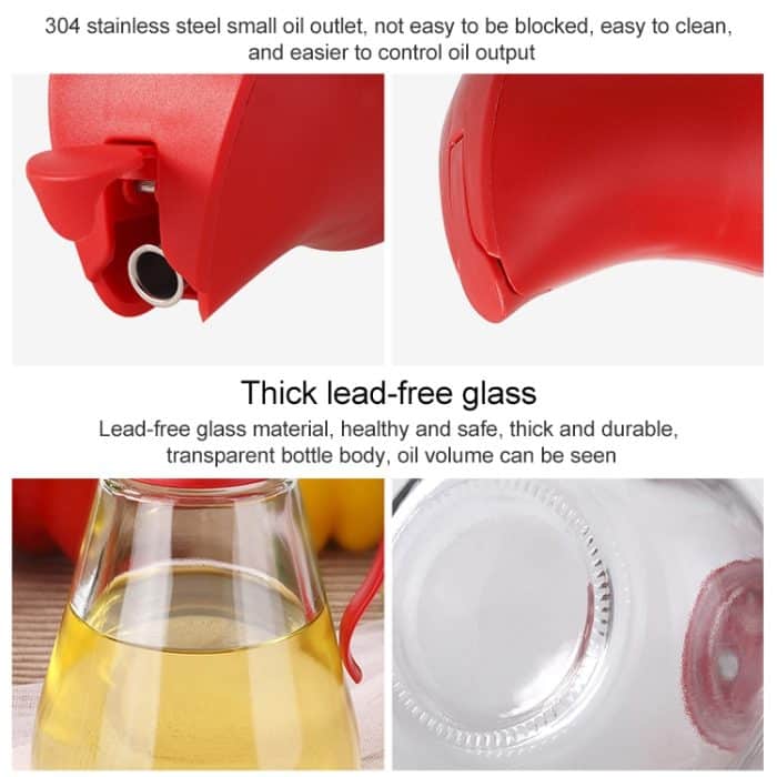 Glasölflasche mit automatischer Deckelöffnung – Bild 5