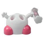 Niedlicher Cartoon kreativer Sanduhr-Zahnbürstenständer (zufällige Farblieferung) – Bild 3