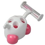 Niedlicher Cartoon kreativer Sanduhr-Zahnbürstenständer (zufällige Farblieferung) – Bild 4