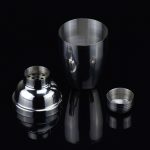 5 in 1 Classic Edelstahl-Shaker-Set, Kapazität: 550 ml (Shaker + Jigger + Sieb + Eisclip + Rührrohr) (Silber) – Bild 6