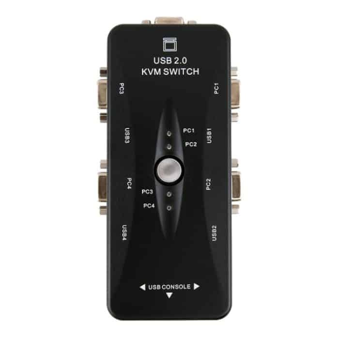 4-PORT-KVM-Switch, 4 Ports, 4 Ports (with USB) – Bild 3