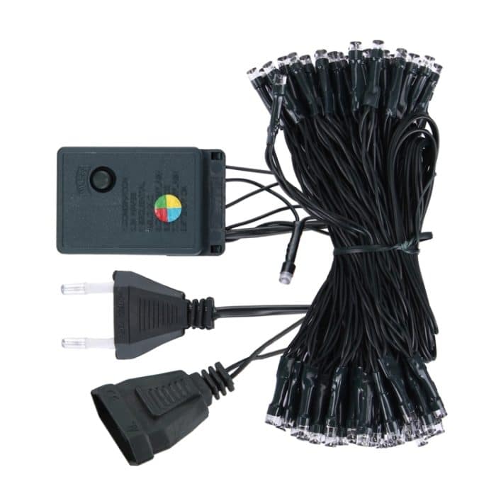 100 LED-RGB-Licht mit Controller, Blink-/Fading-/Verfolgungseffekt, 220V Colorful Light EU Plug, White Light US Plug, Warm White US Plug, Warm White EU Plug, White Light EU Plug, Colorful Light US Plug – Bild 2