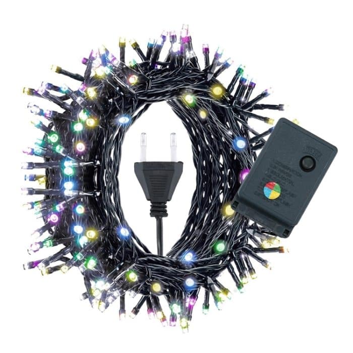 100 LED-RGB-Licht mit Controller, Blink-/Fading-/Verfolgungseffekt, 220V Colorful Light EU Plug, White Light US Plug, Warm White US Plug, Warm White EU Plug, White Light EU Plug, Colorful Light US Plug – Bild 3