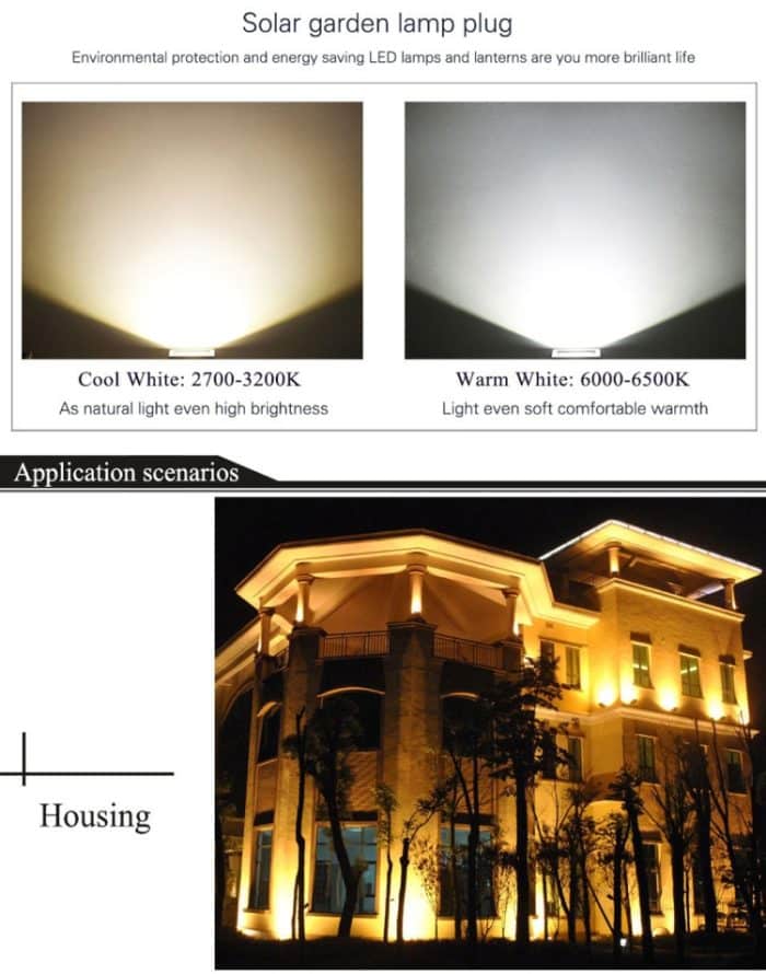 2 x 48 LED SMD 2835, Lichtstrom: > 8000LM, PF > 0,9, RA > 80, AC 90-140V, 100W White, 100W Warm White – Bild 8